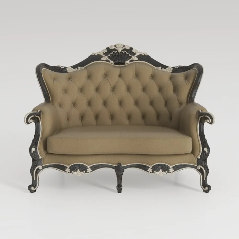 First of a Kind Traditional Loveseat - Victorian C