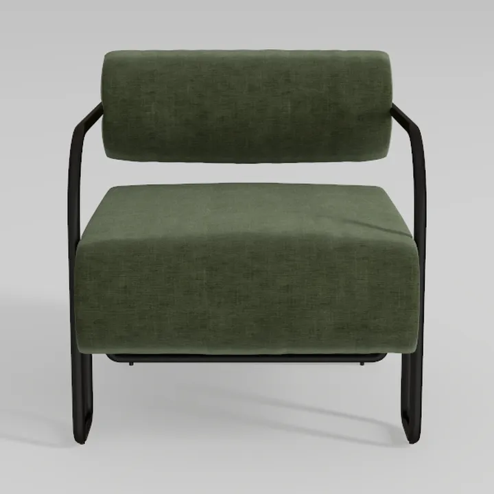 HOMEFUN Armless Accent Chair with Padded Cushion