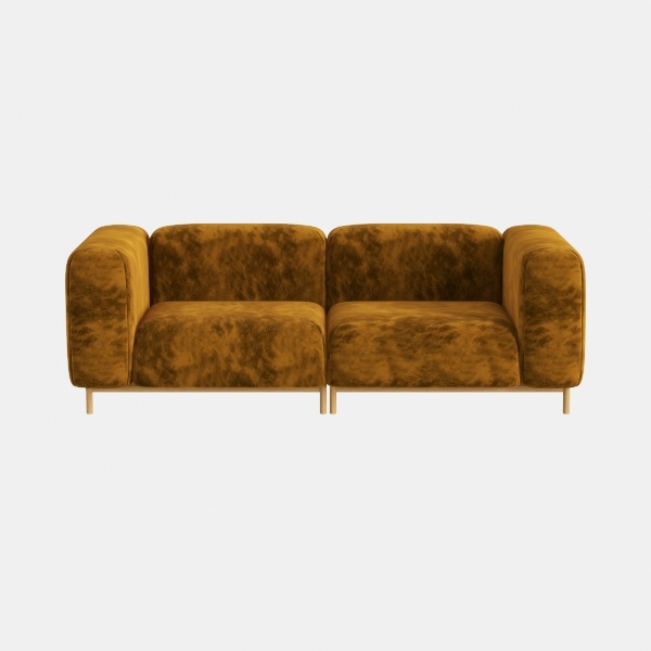 Get Set Style Sofa Couches, 86&quot; Loveseat Mid Centu