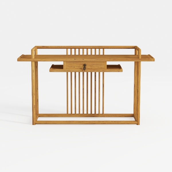 Buckley 16.1 in. Natural Rectangle Wood Console Ta