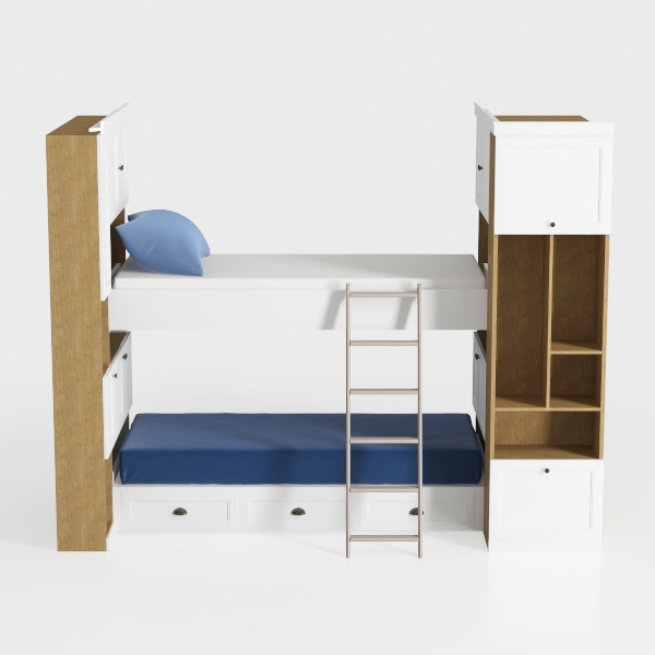 Storkcraft Next Santos Twin-Over-Twin 5-in-1 Conve