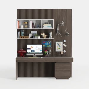 desk with bookcase-Youthful Bliss