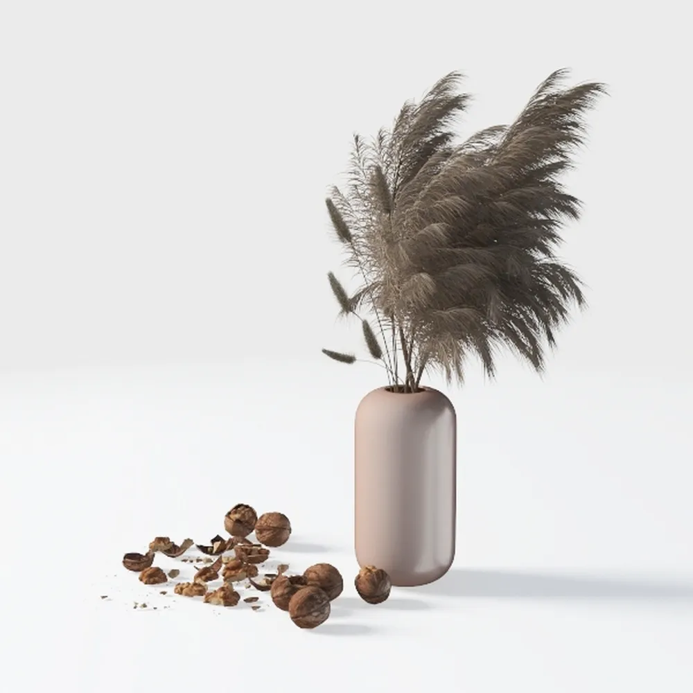 Ceramic Farmhouse Vase Rustic Decor,Pottery