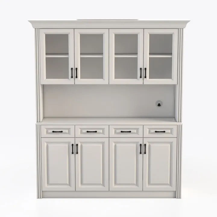 71" Kitchen Hutch with Charging Station, Tall
