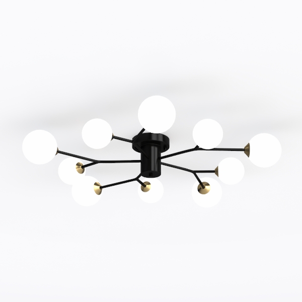 Creative Co-Op EC1414 Sputnik Opal Glass Ceiling