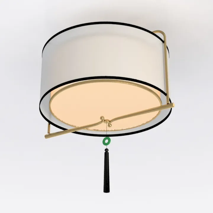 16 inch Semi Flush Mount Ceiling Light: 3-Light