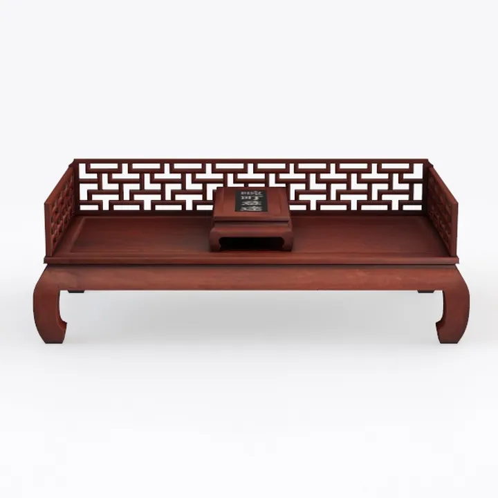 ChinaFurnitureOnline Elmwood Chinese Platform Bed,