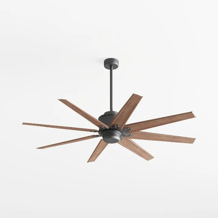 Ohniyou 52” Flush Mount Farmhouse Ceiling Fan with