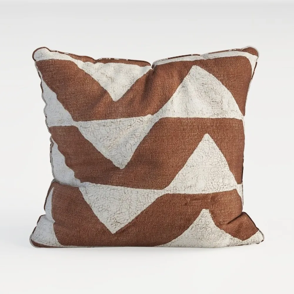 Yaertun Set of 2 Faux Leather Decorative Throw