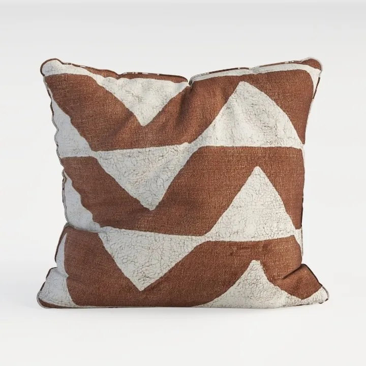 Yaertun Set of 2 Faux Leather Decorative Throw