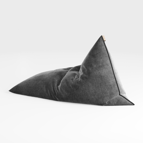 Outdoor Olefin Chaise Lounge (Charcoal Gray)