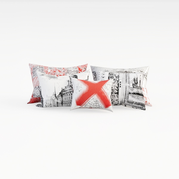 Outdoor Pillow Covers 26 x 26 Inches, Orange