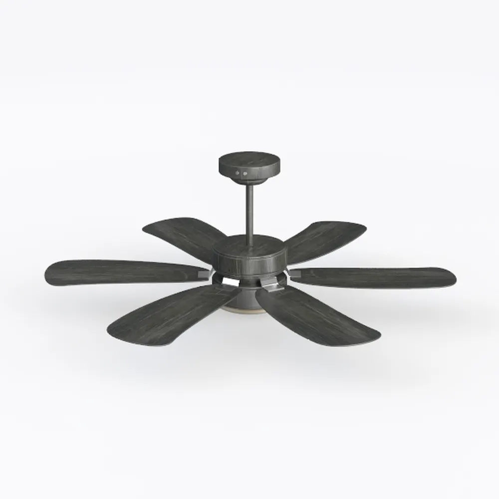 52" Ceiling Fan with Light and Remote, Low Profile