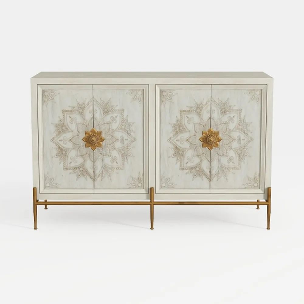 Rustic Accent Cabinet for Charming Storage