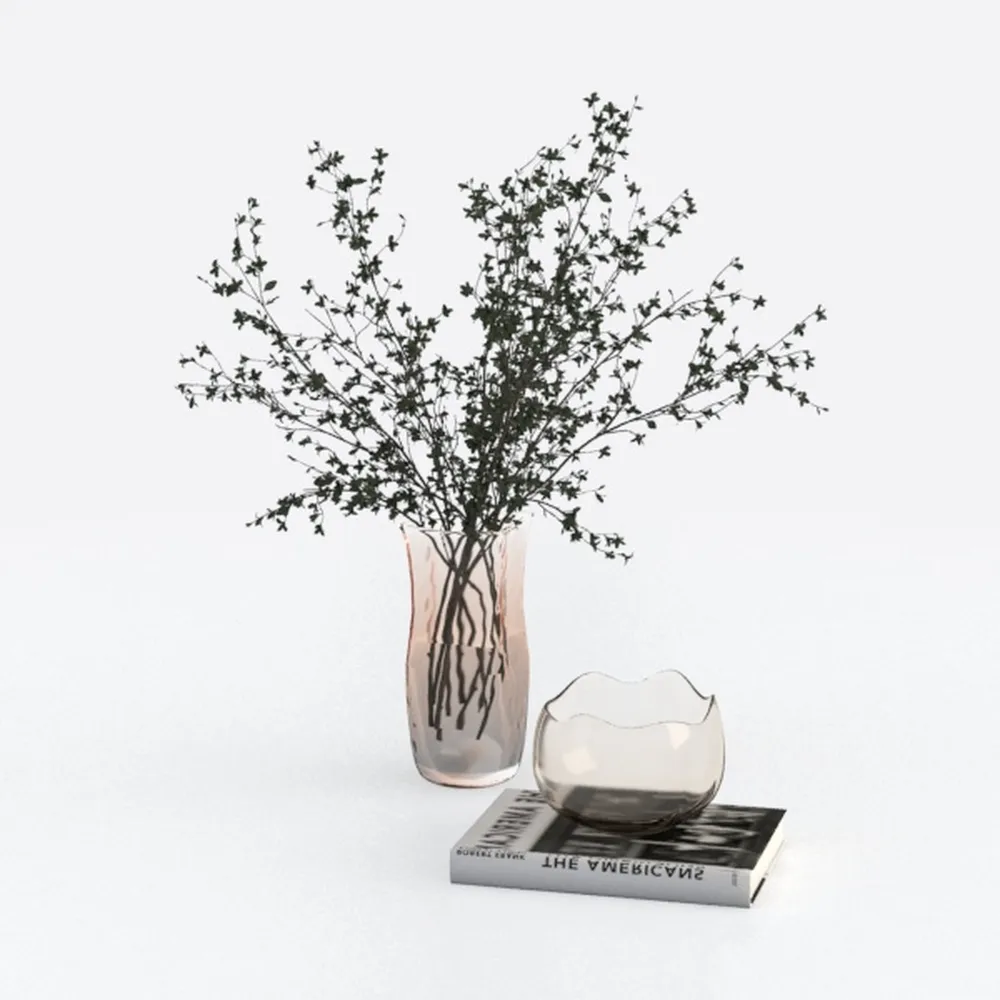 Rustic Ceramic Flower Vase, Small Decorative