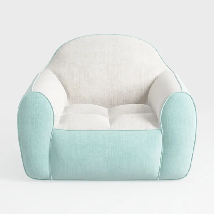 HULALA Home Swivel Accent Chair with Gold Metal