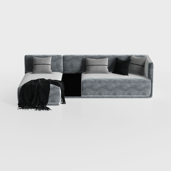 YI DANICA L-Shaped Sectional Couch – Modular with 