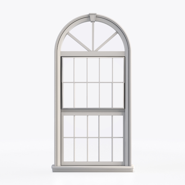 Colonial Hung Window with Eyebrow 3&#39;0x4&#39;6
