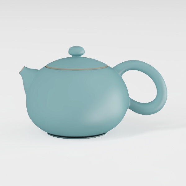 tea pot-Turquoise