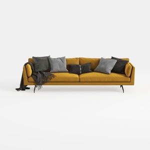 TCMILA Modular 3-Seater Sofa Couch with Deep Seat