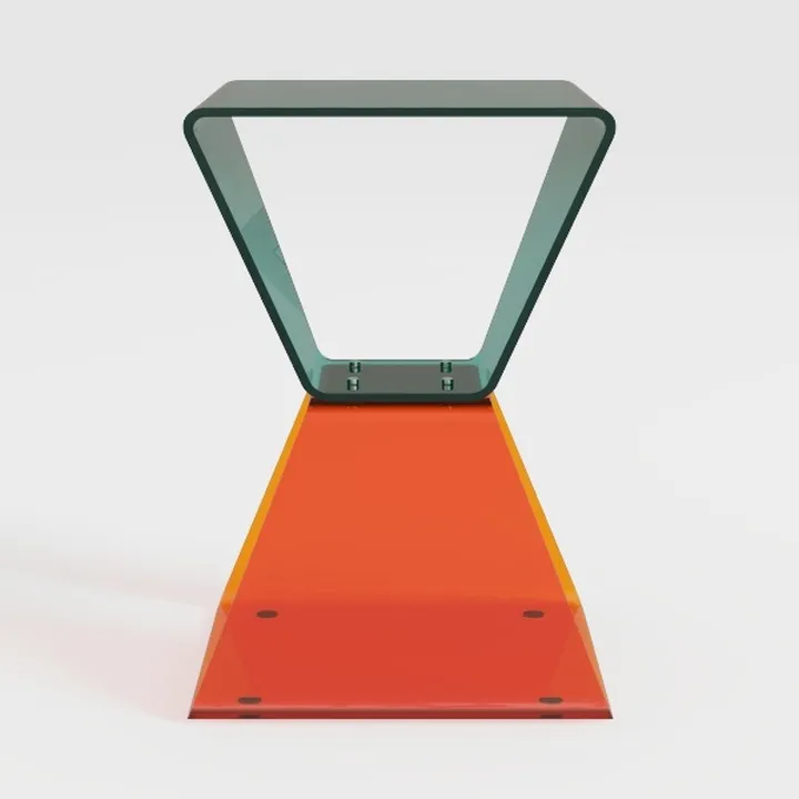 solaround Acrylic Nightstand Side Table