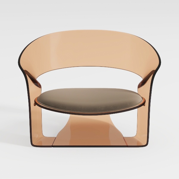 Horten Brown Accent Arm Side Chair