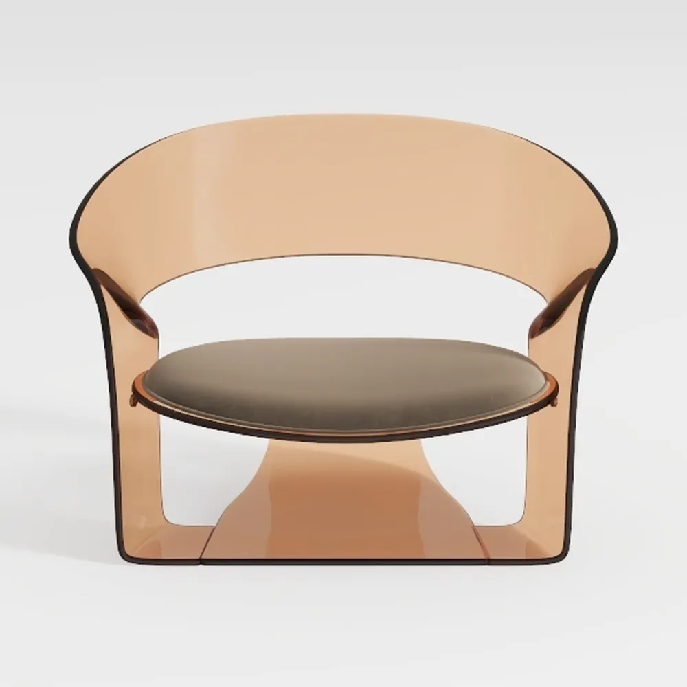 Horten Brown Accent Arm Side Chair