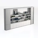 File Cabinet / Locker91 Right 45 Degree View