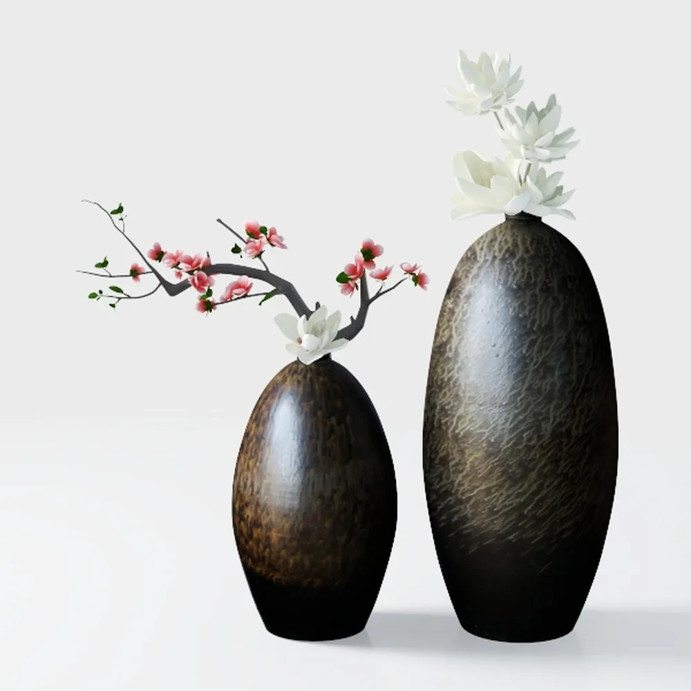 Rustic Ceramic Vases for Home Decor,11.4 Inch