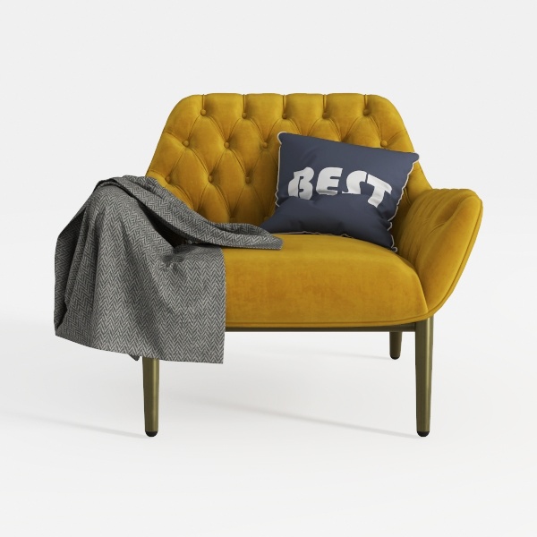 Accent Chair with Storage with Adjustable Backrest