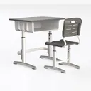 Marsail Standing Desk Adjustable Height Home Left 45 Degree View