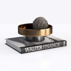 Modern Brass Metal Tabletop Decorative Bowl Ornament 3D Model
