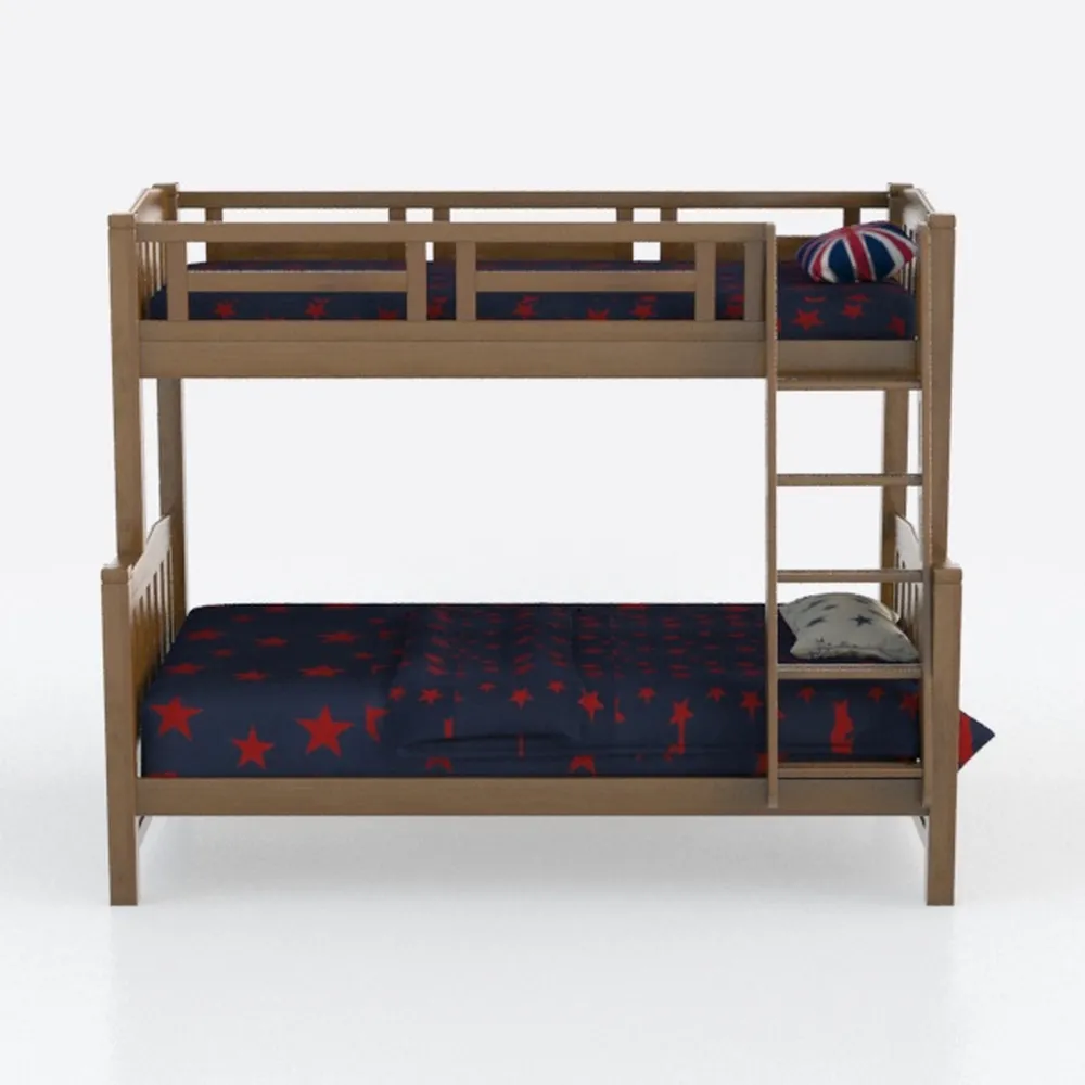 DONCO Full/Full Dark Cappuccino Mission BUNK Bed