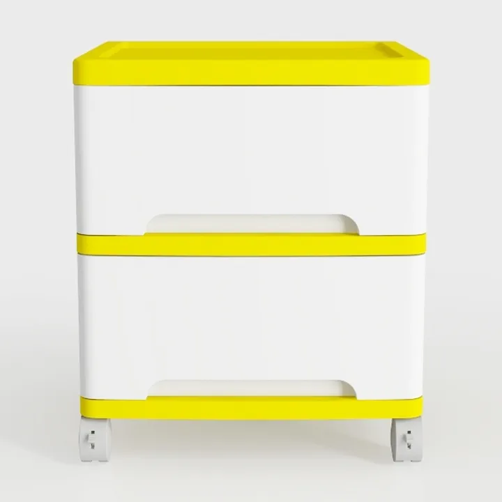 40"H Yellow Metal Cabinet,Locker Storage Cabinet