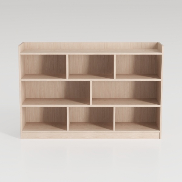 12-Compartment Mobile Cubby Storage Cabinet, 3x4