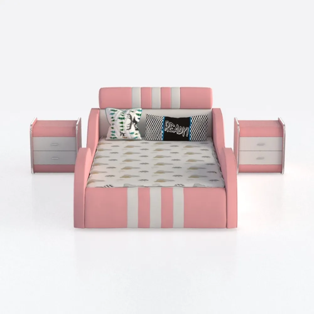 Canterbury 3-Piece Pink and Silver Full Bedroom Se