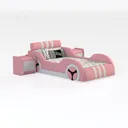 Canterbury 3-Piece Pink and Silver Full Bedroom Se Right 45 Degree View
