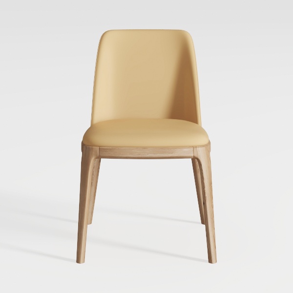 We're it, Nola Wood Frame Modern Side Chair with U
