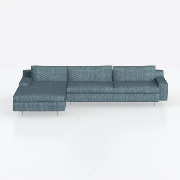 Blue L Shaped Sectional Sofas Compatible with