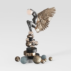 art installation-Metallic Home