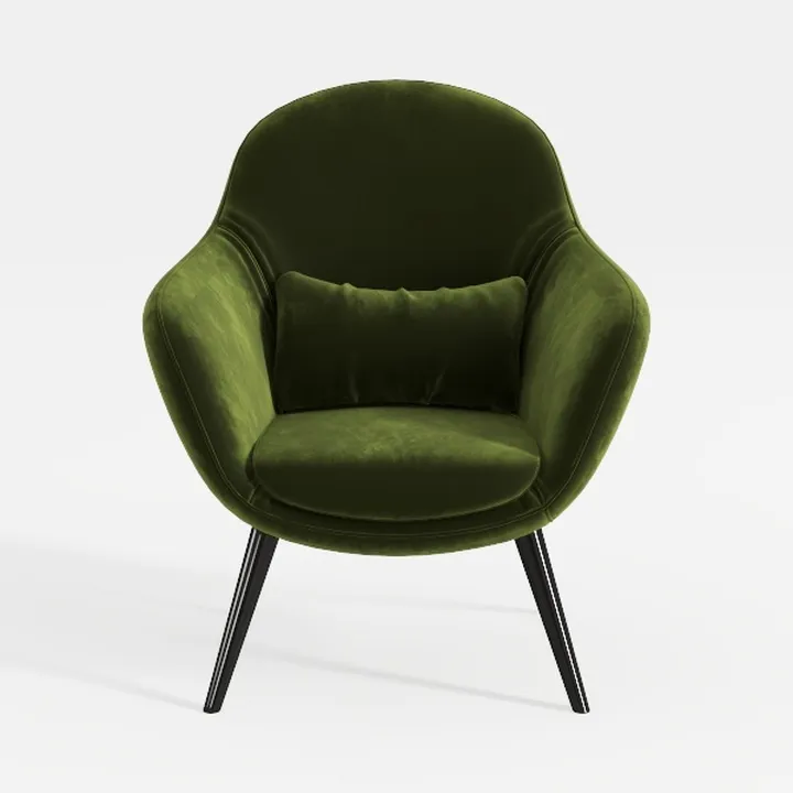 Modern Accent Chair Set, Club Dining Room Chairs