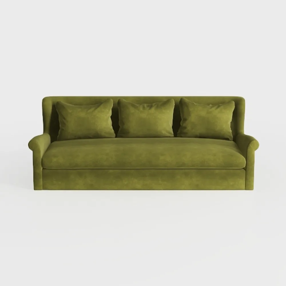 L Shaped Modular Sofa Bed with Cylindrical