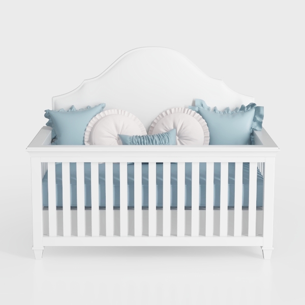 Paris White 4-in-1 Convertible Crib