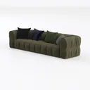 Syhtalotxikl Stylish Modular Chenille Upholstered  Left 45 Degree View