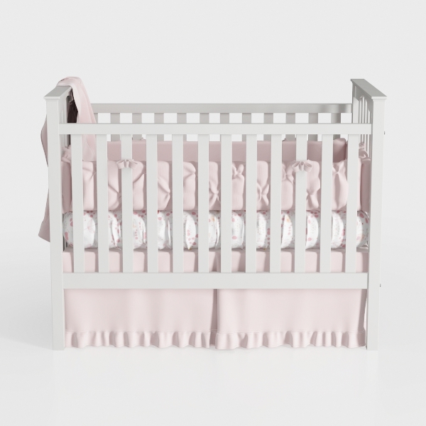 Tuscany White 4 in-1-Convertible Crib
