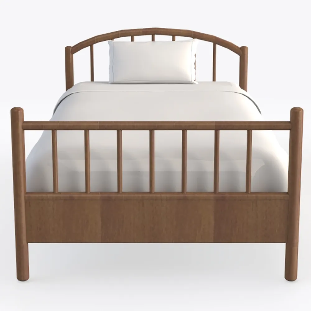 Baxton Studio Deance Retro-Modern Walnut Brown Fin