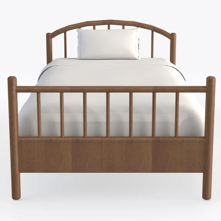Baxton Studio Deance Retro-Modern Walnut Brown Fin