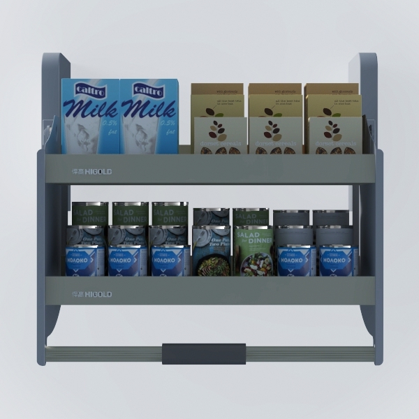 Hiller lift cabinet pull basket