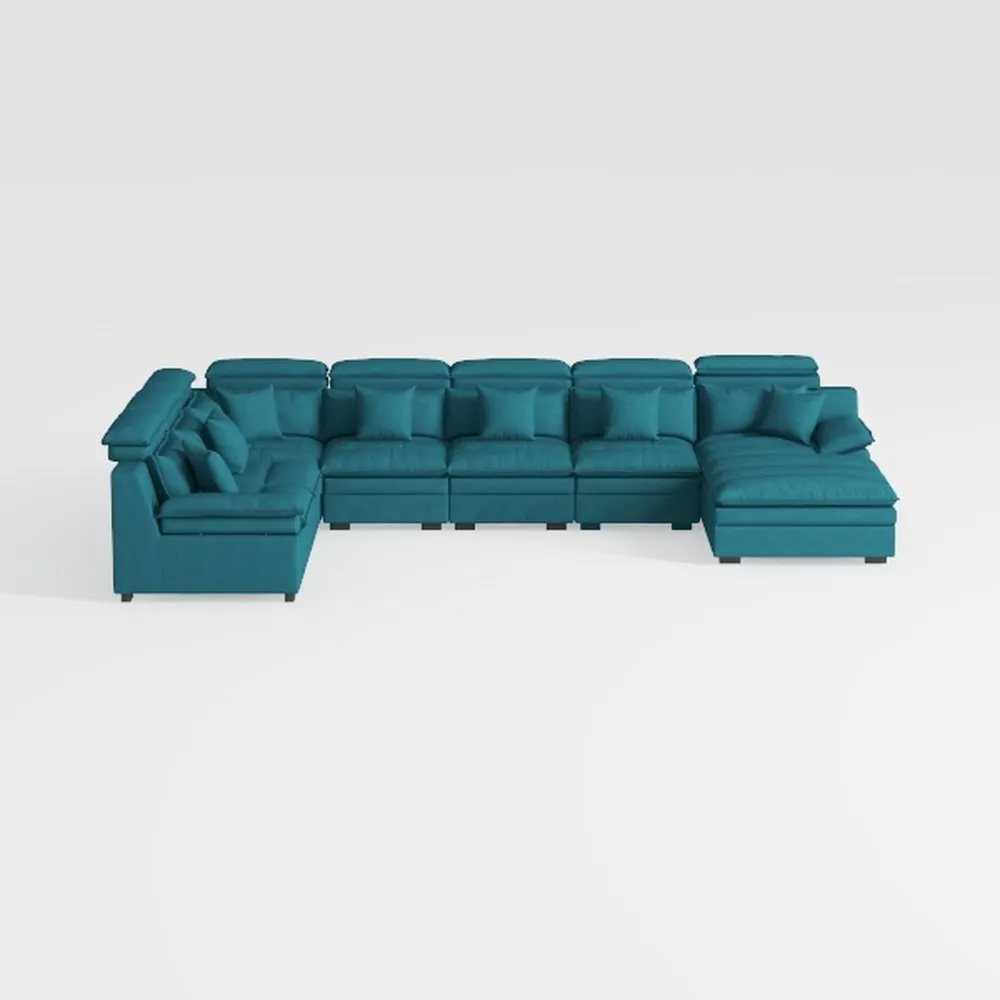 NicBex Sectional Couch 3 Pieces Modular Sofa with