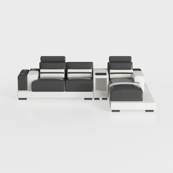 Electric PU Leather Recliner Sofa Set, Elderly